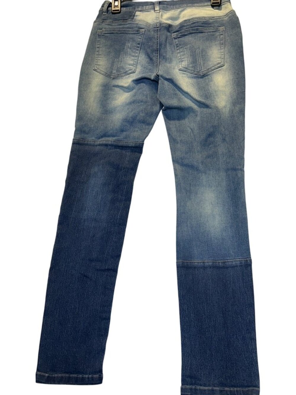 Venus Size 4 Distressed Denim Jeans With Faded Wash And Ripped Detailing - Picture 3 of 7